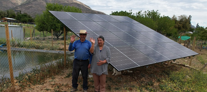 Programa de Fundación Minera Los Pelambres fortalece sistemas de riego con paneles solares en predios agrícolas